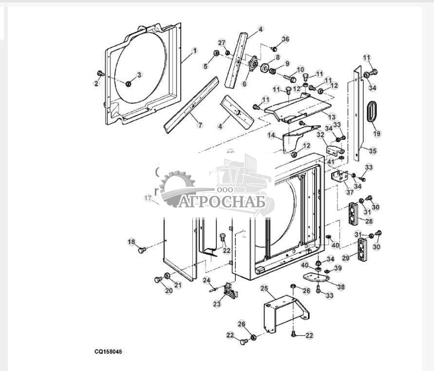 Каркас радиатора 